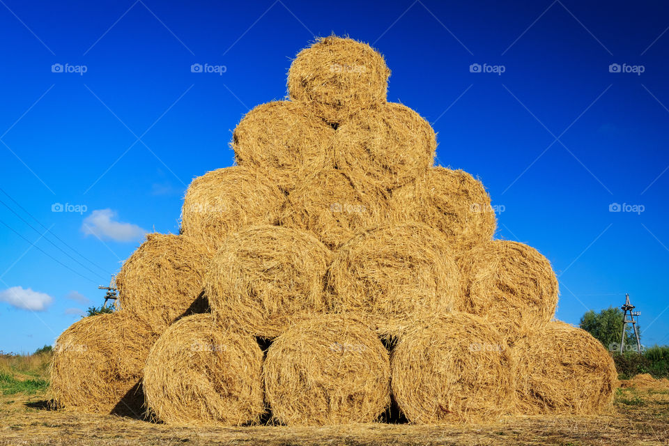 Straw bales