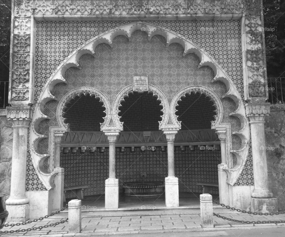 Keyhole. Took this picture on the way to "Quinta da Regaleira" in Sintra, Portugal. 