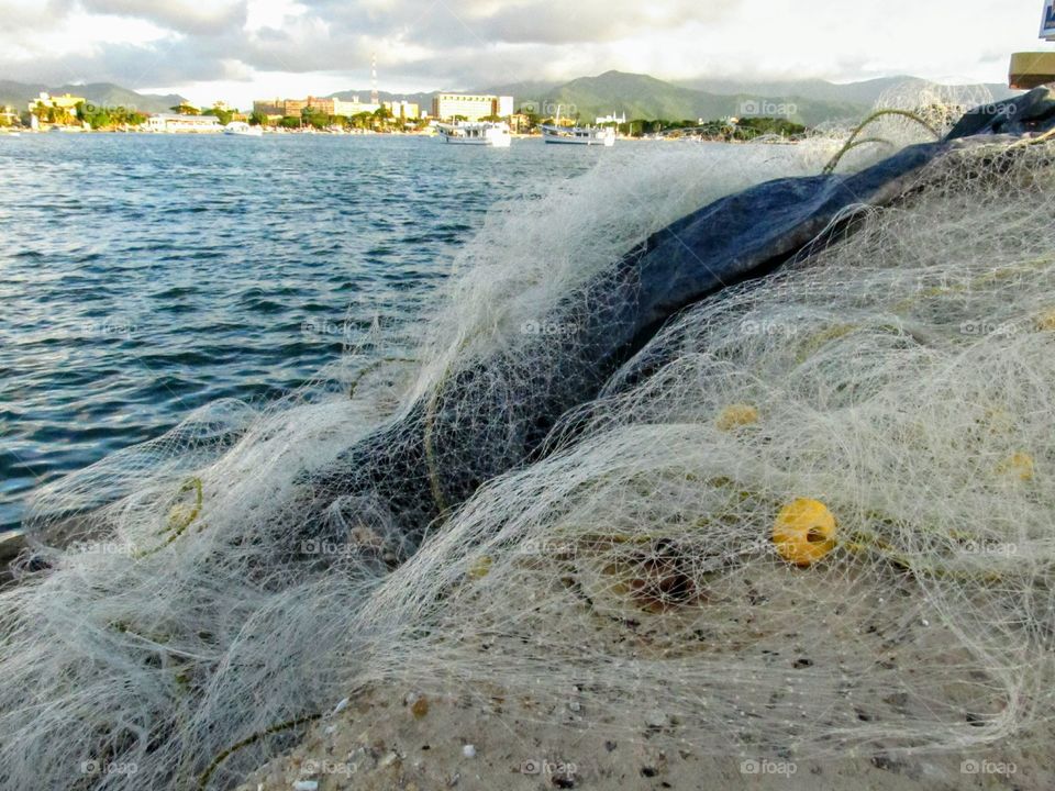 traditional venezuelan fishing net