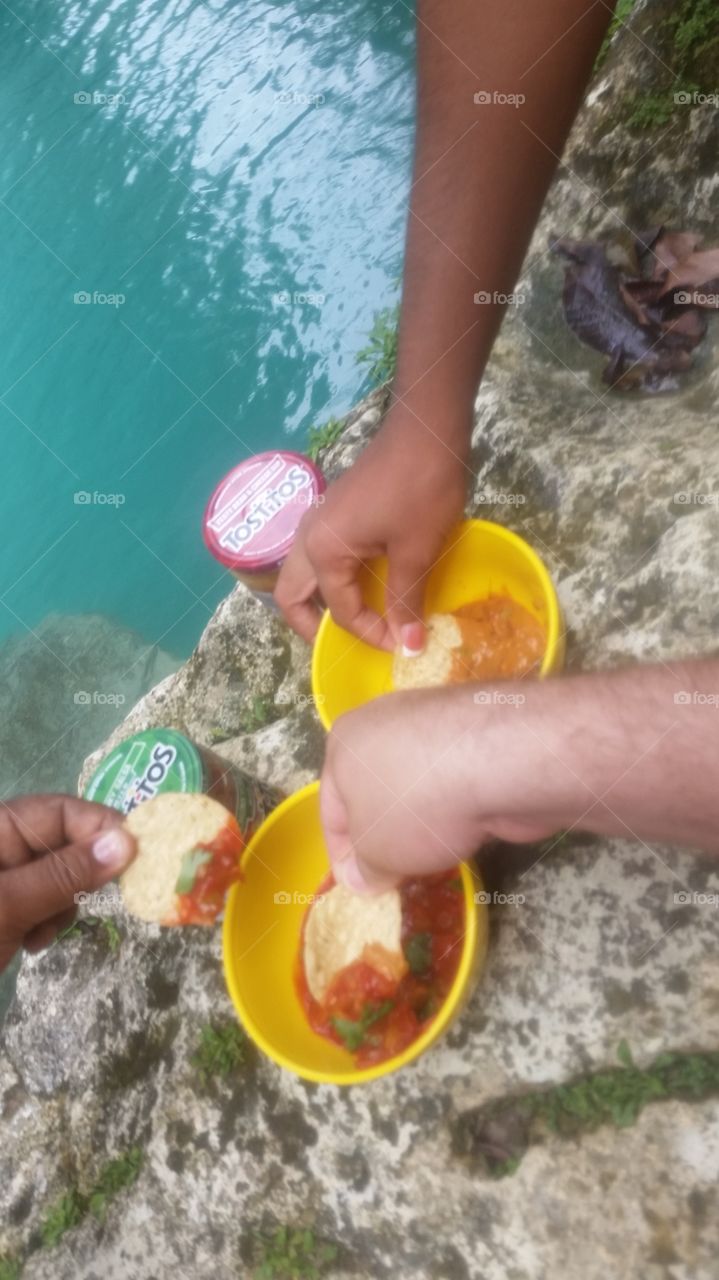 tostitos at the river