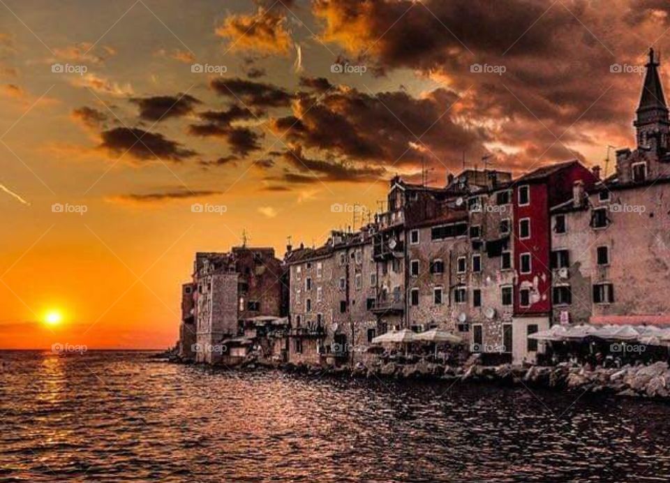 Rovinj from city Croatia