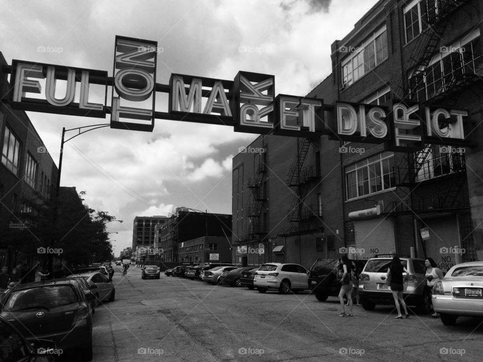 Fulton market district 