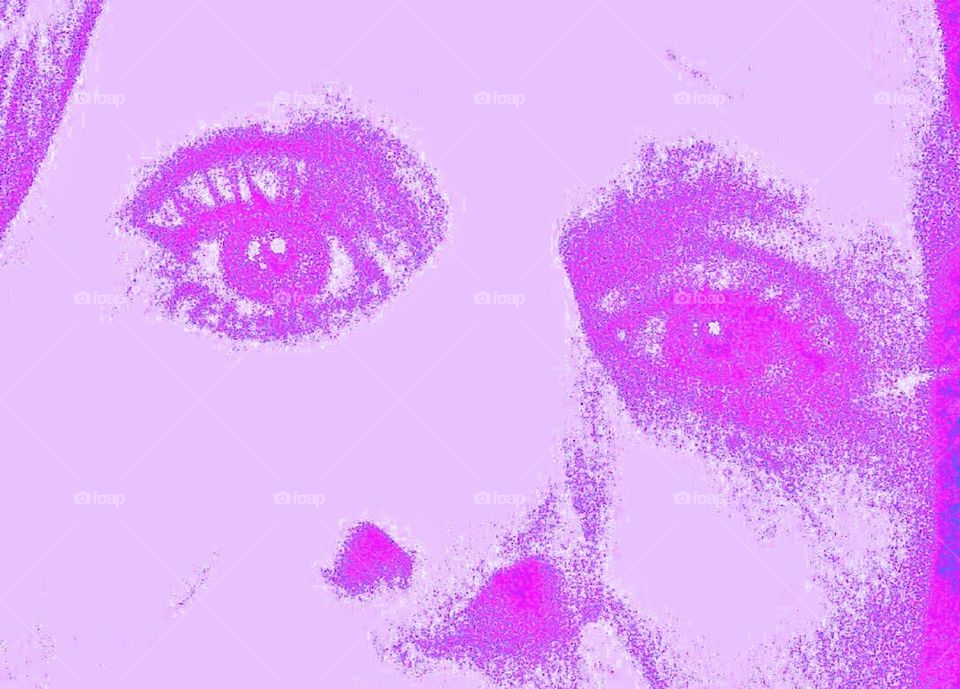 “Timothy Trespas”, my partner has the most soulful beautiful eyes with the longest eyelashes especially for a guy. He looks even better postproduced with an overlay of pink and cropped for paneling “Andy Warhol” style. 2019. Hypnotic Productions