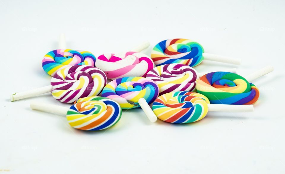 Energy charging by Colorful lollipop 