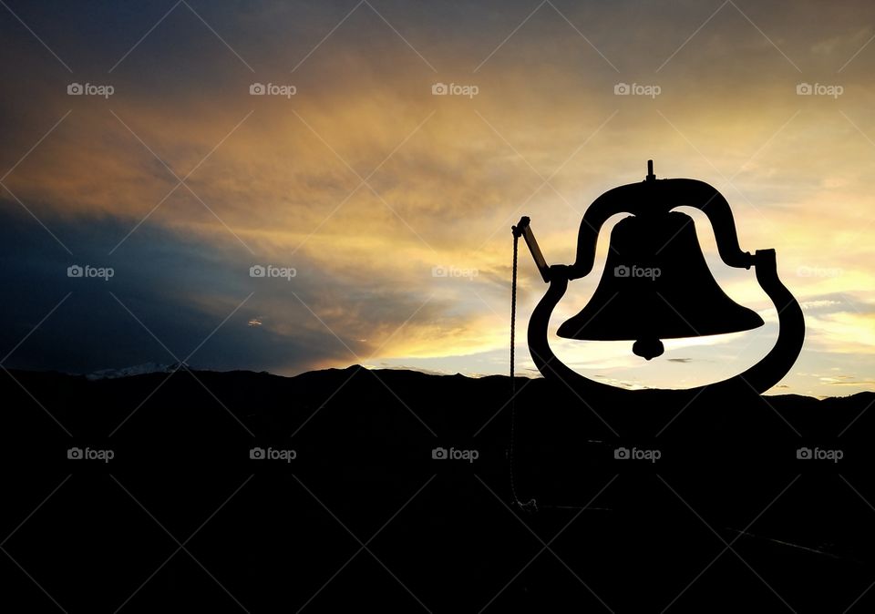 Bell on a ranch in Colorado