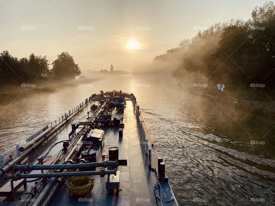 Kanal in middle of germany