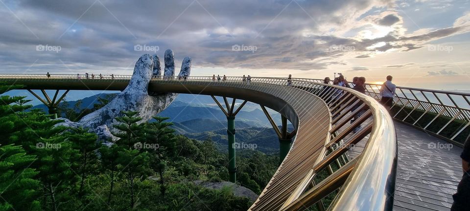 Golden Bridge, Bana Hills, Da Nang, Vietnam