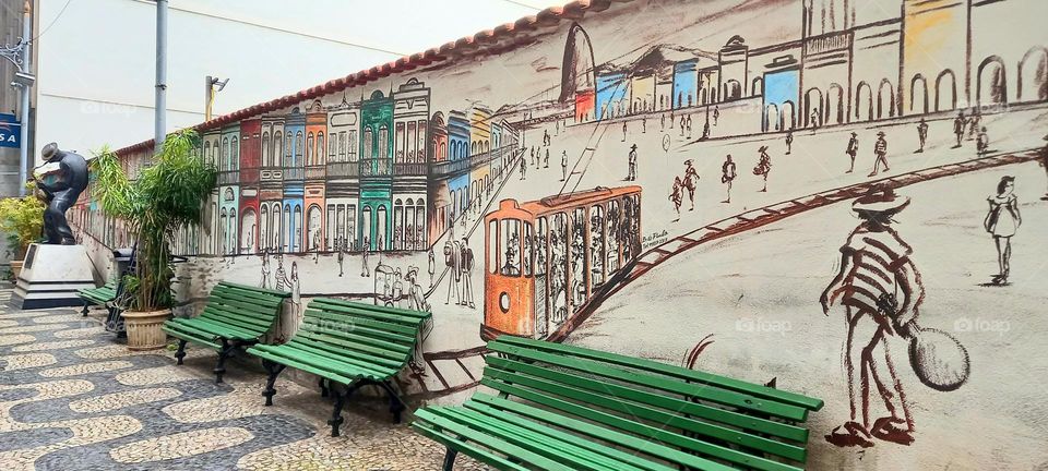 Um beco boêmio do Rio