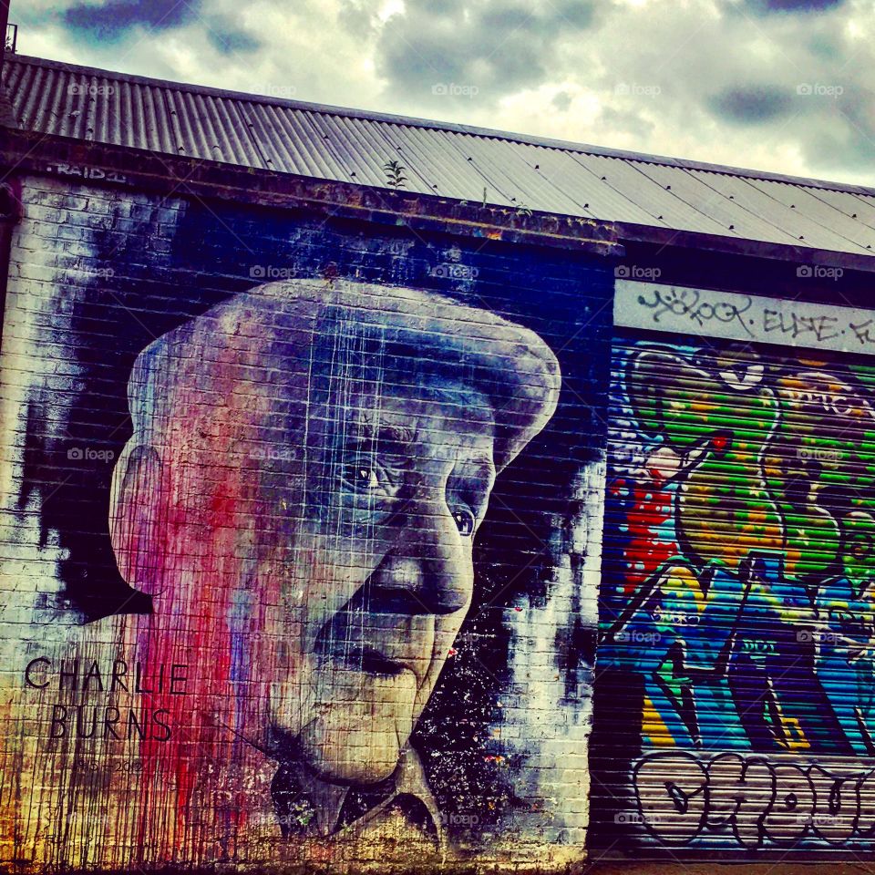 Street art, brick lane, London