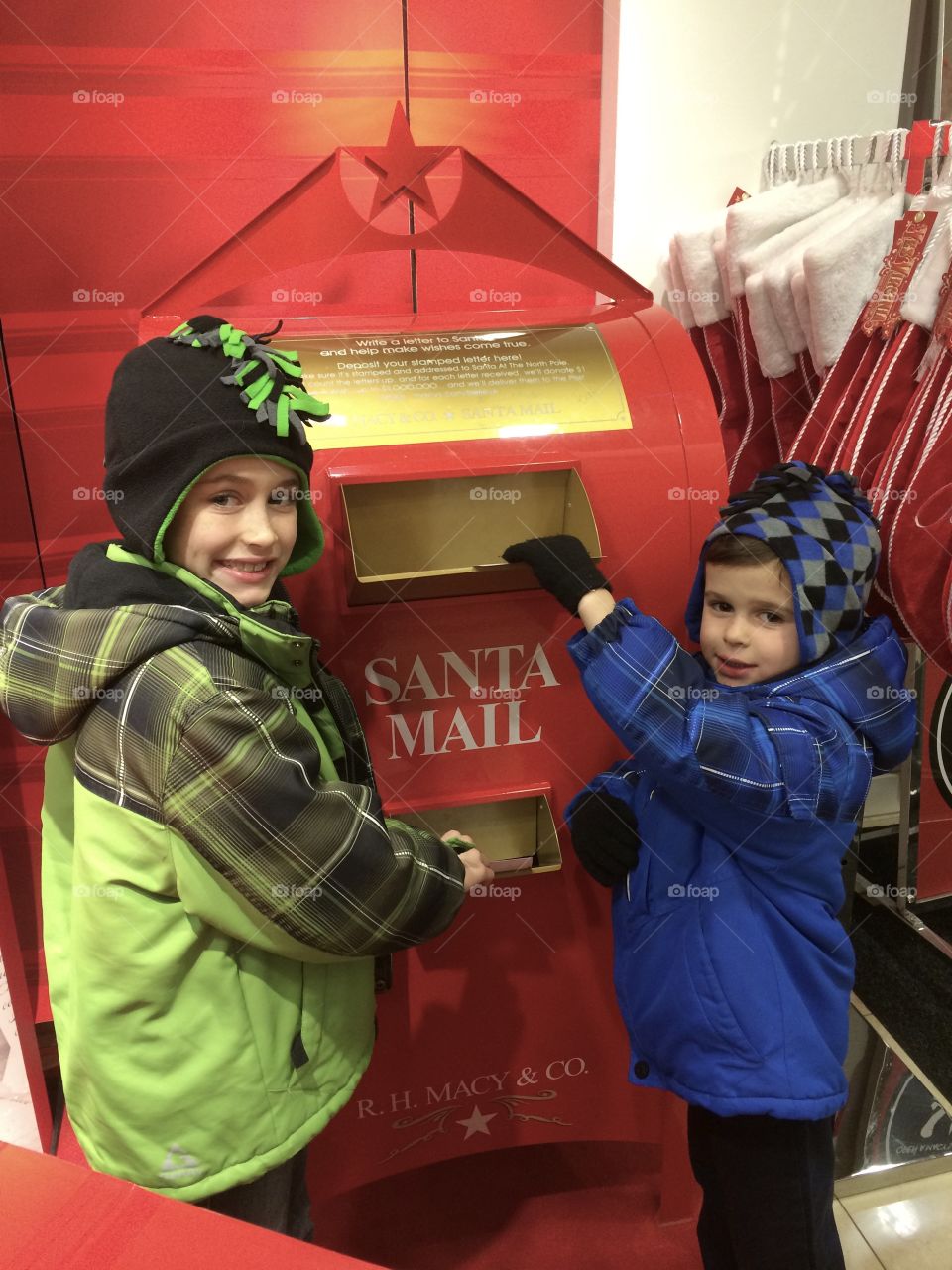 Mailing letters to Santa