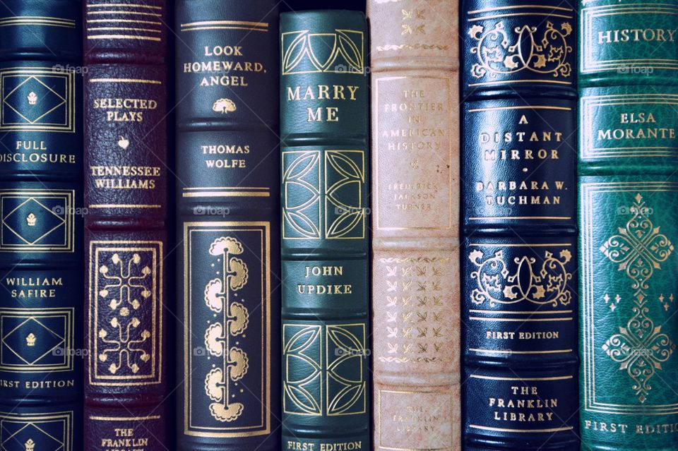 Vintage Books on the Shelf, Marry Me