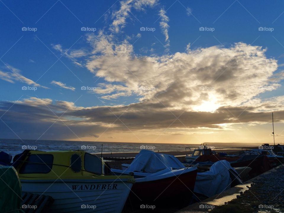 Evening on the prom