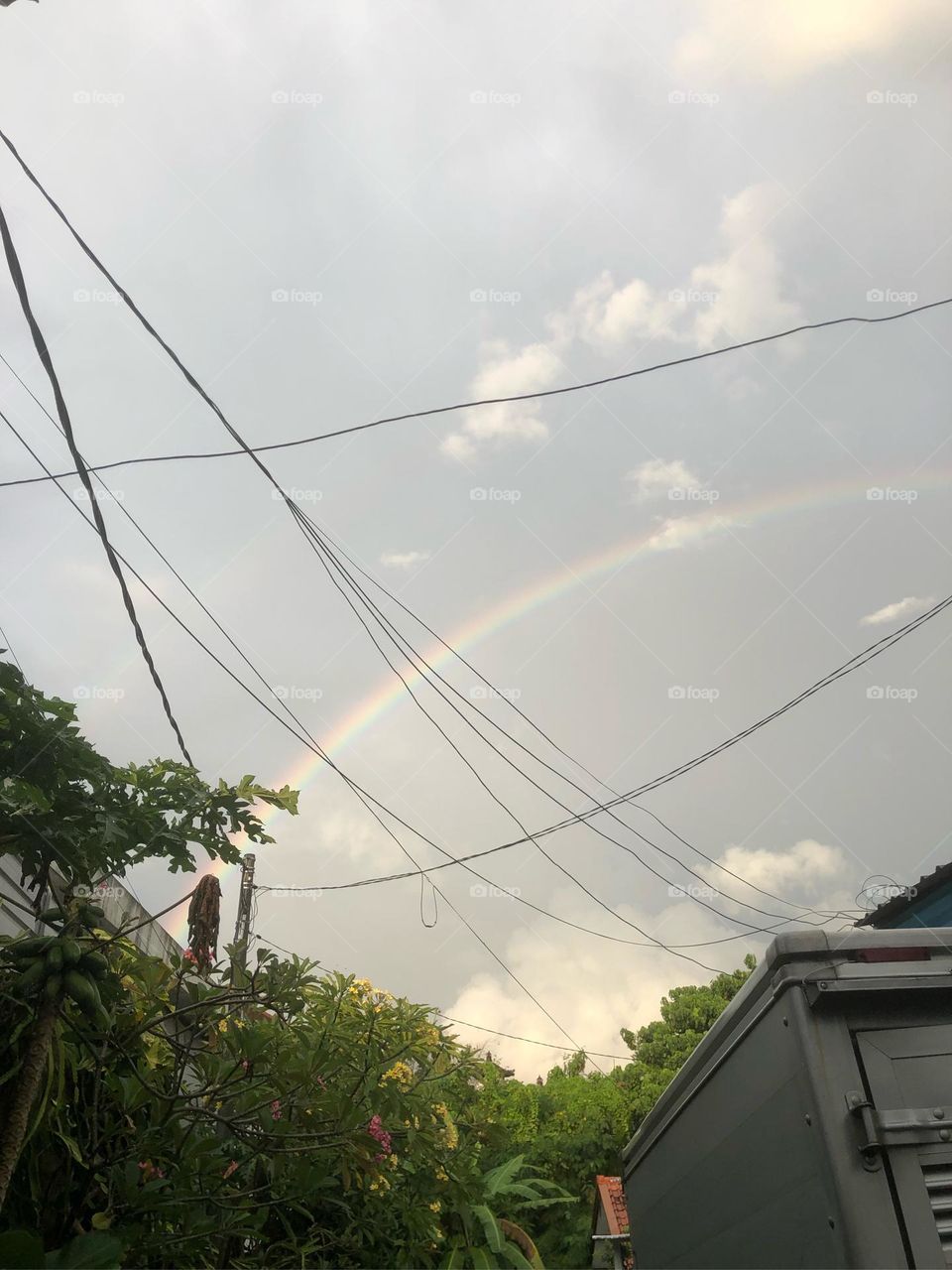 Rainbow after the rain