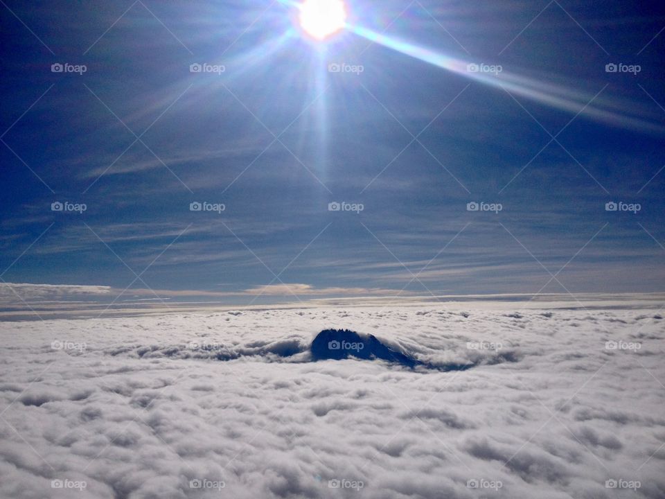 A new dawn above the Earth.