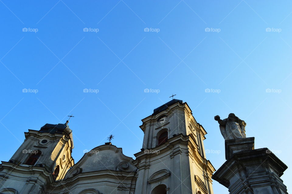 looking up. polish architecture