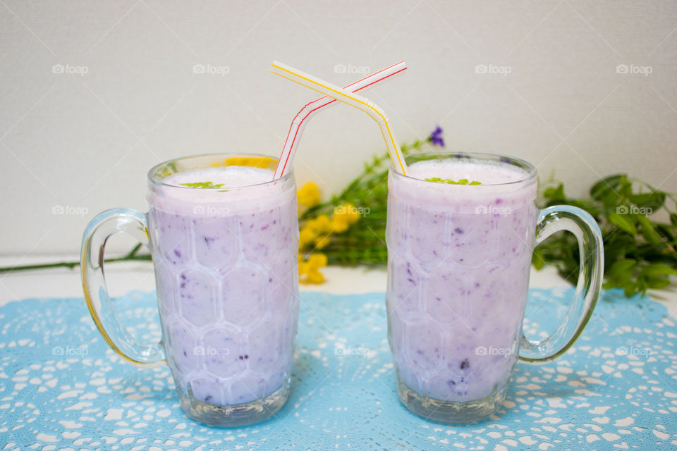Blueberry smoothie 