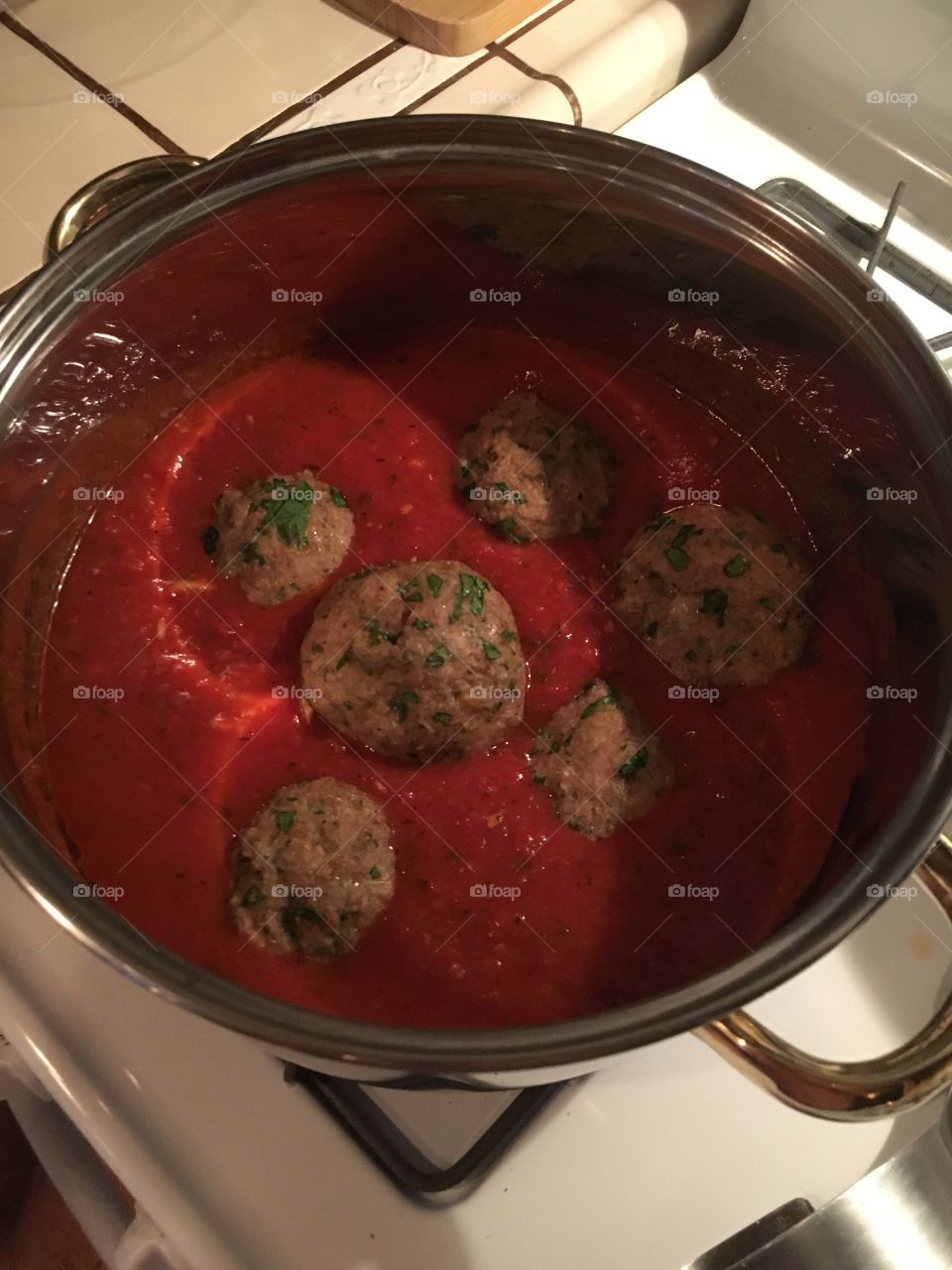 Homemade meatballs with the Mom. Delicious, indulgent, picturesque upon completion 