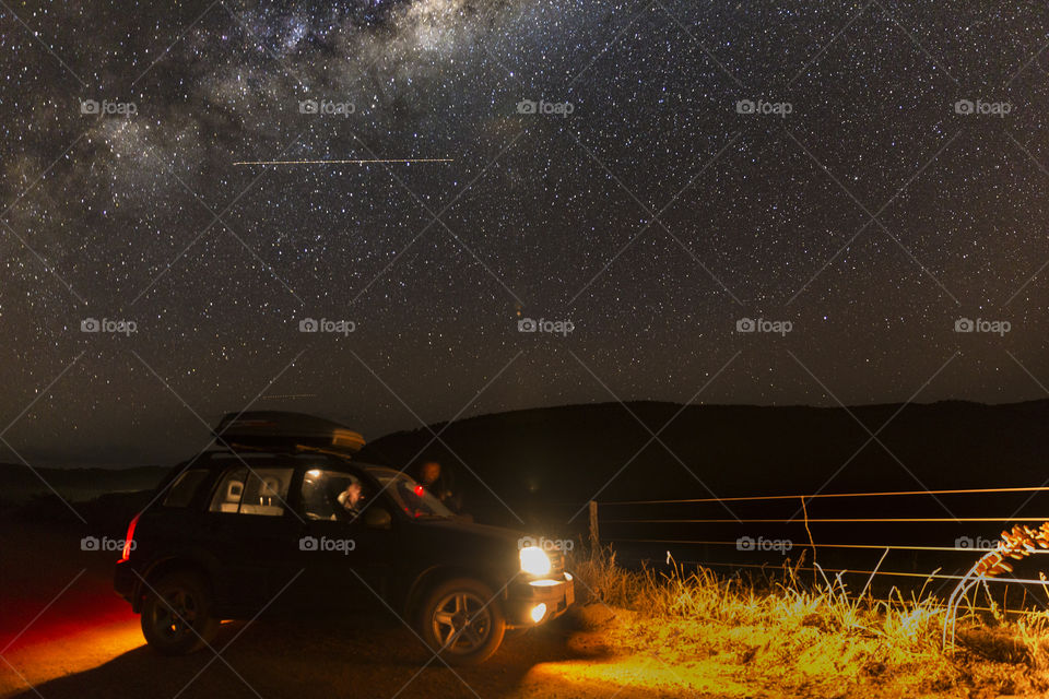This is your road trip - starry night.