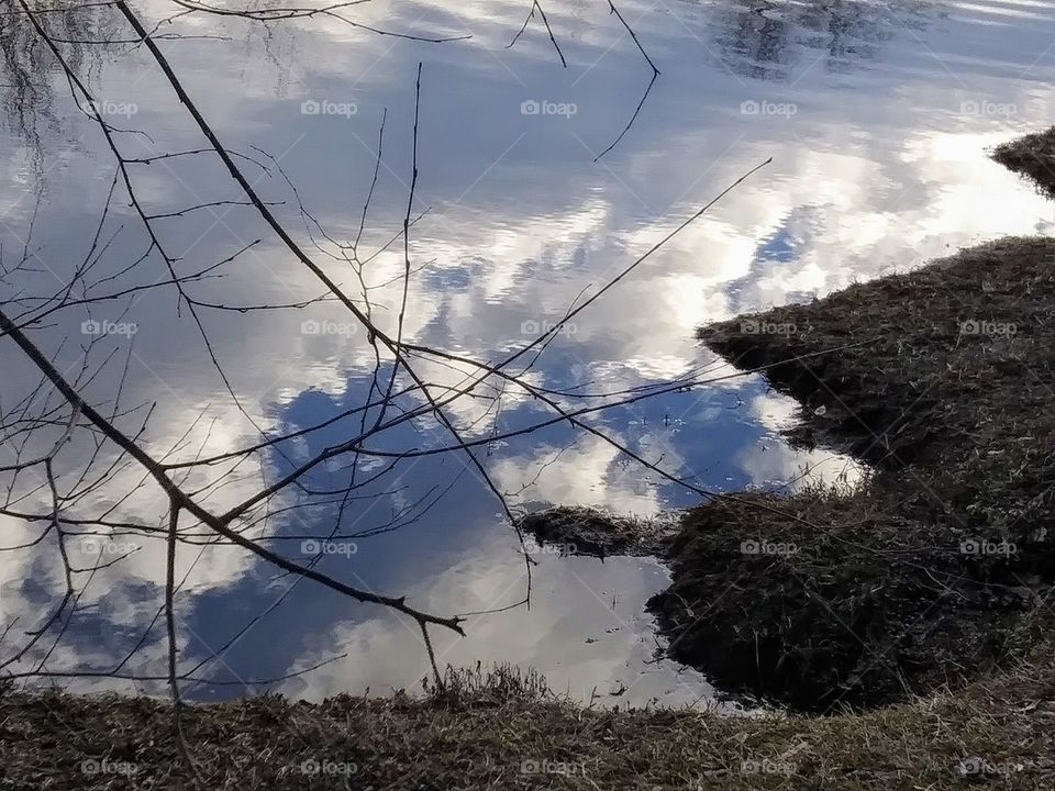 cloud reflections