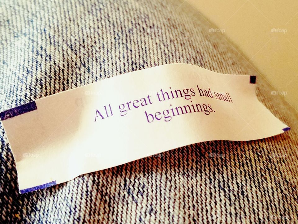 Fortune cookie quote