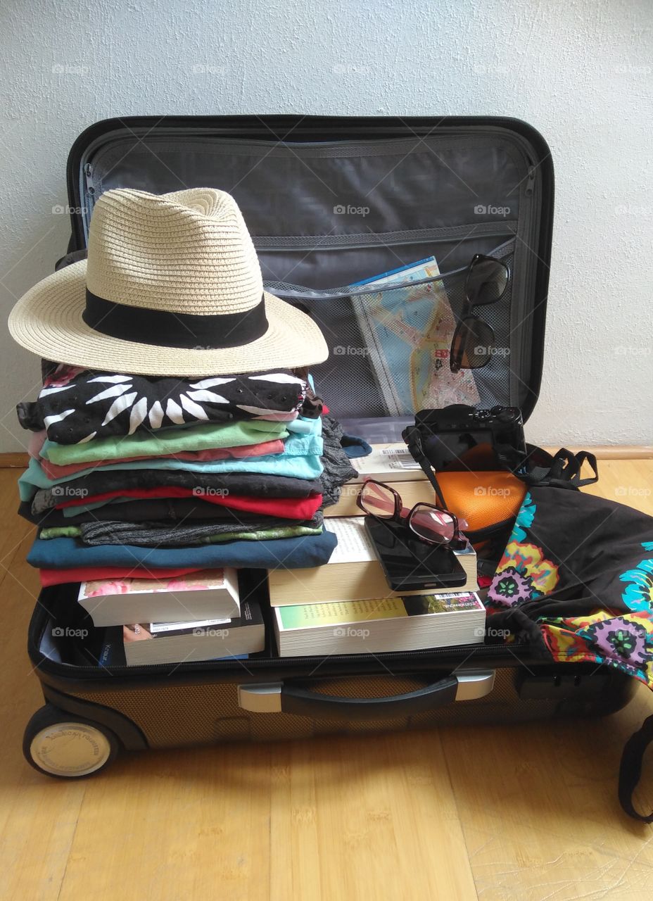 Suitcase for holiday