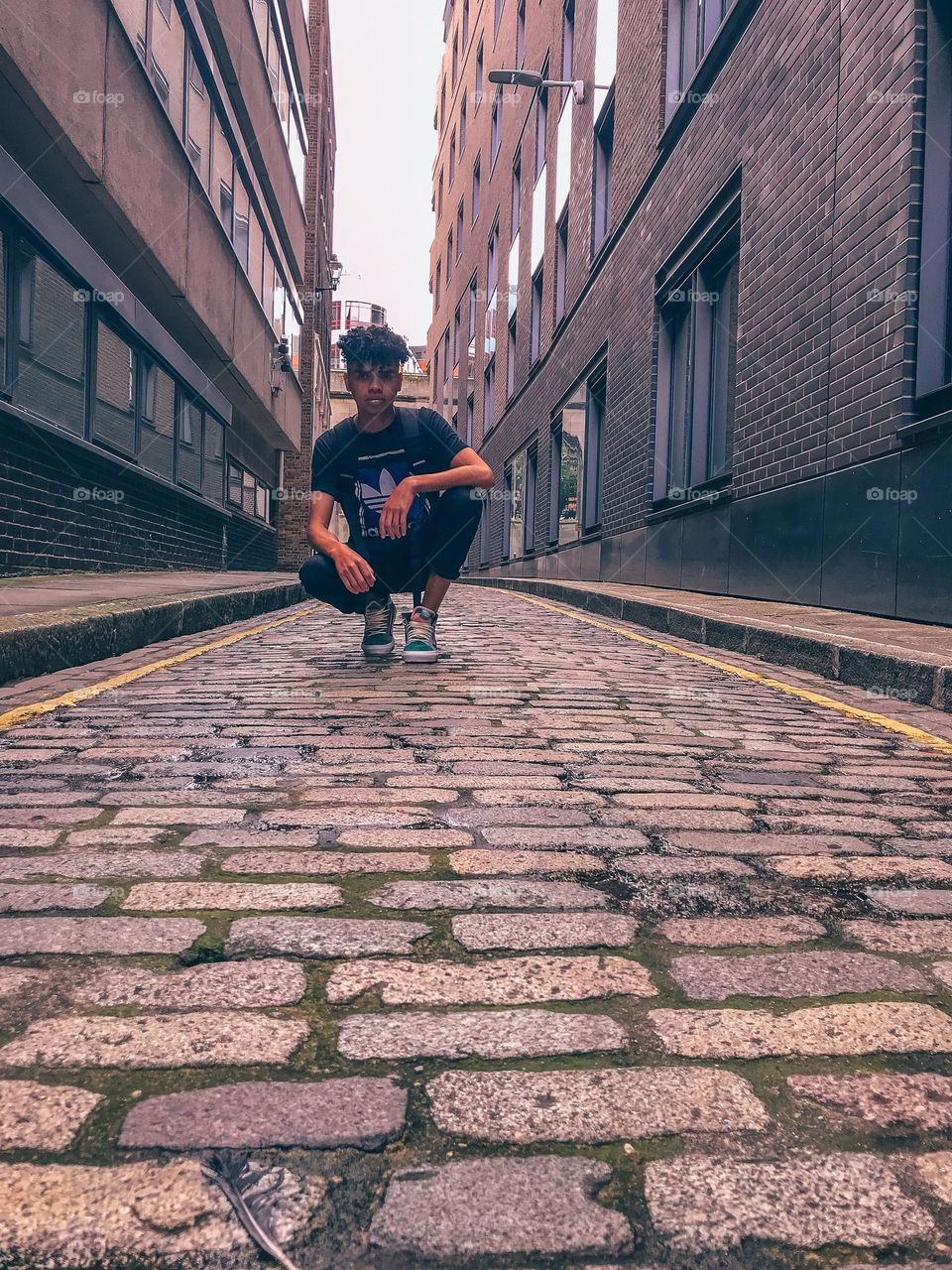 From the ground in London 