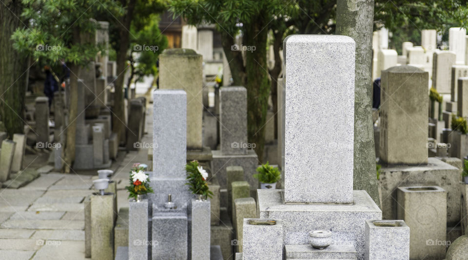 Blank stone grave yard tomb
Japanese zen temple