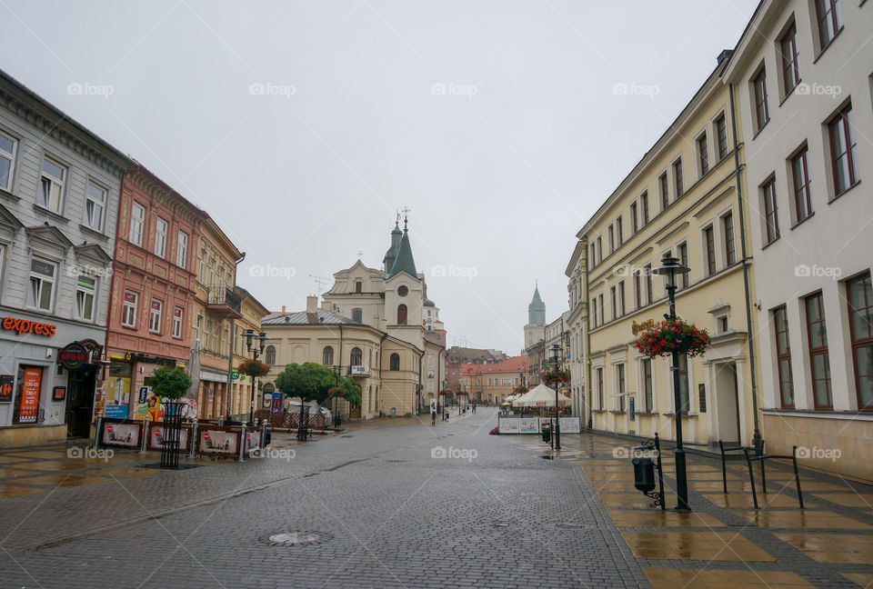 Lublin city view