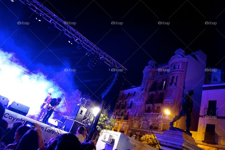 Block Party in La Latina, Madrid, Spain 