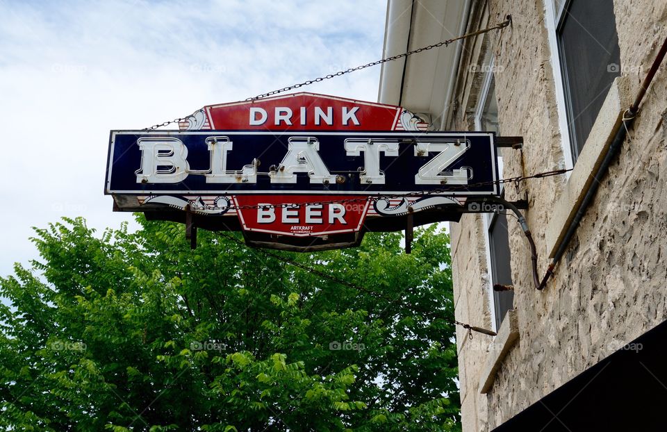 Vintage Sign. Blatz Beer