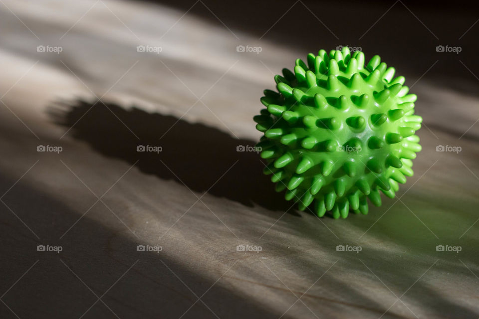 Close-up of green ball