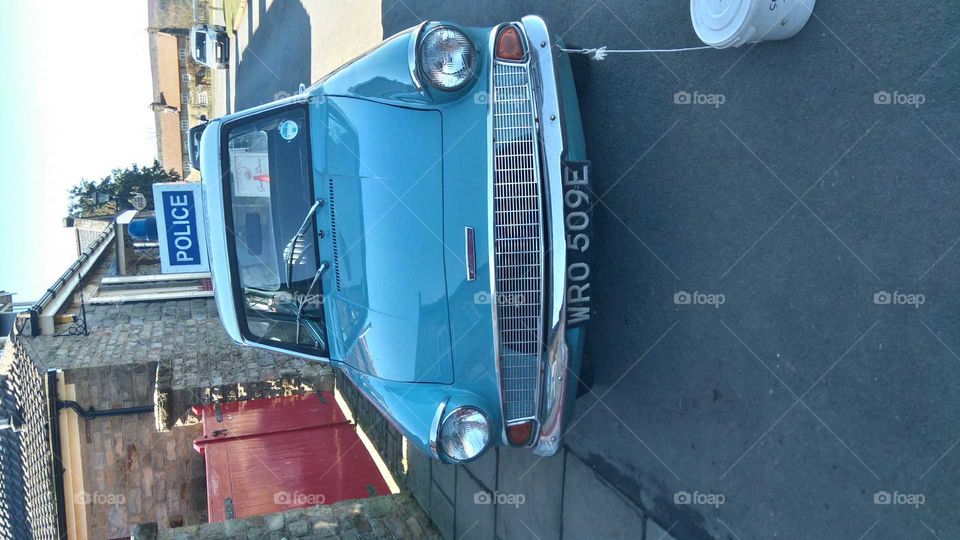 old Ford anglia as used in drama series heartbeat