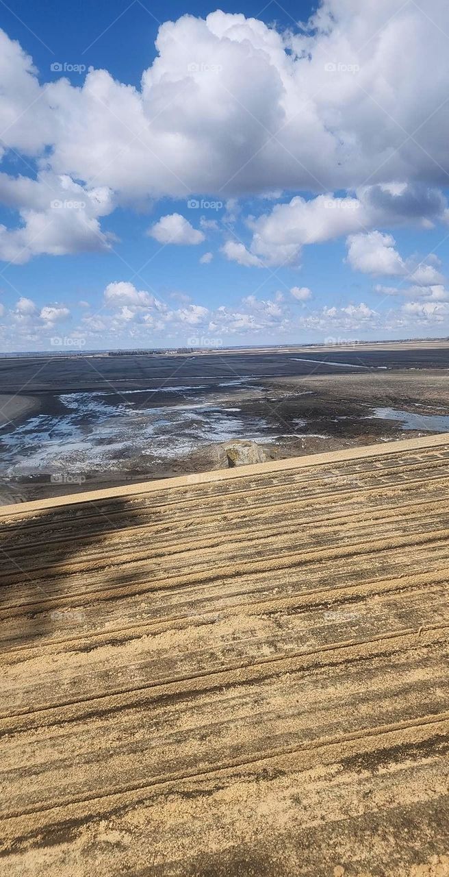 the prairies from above