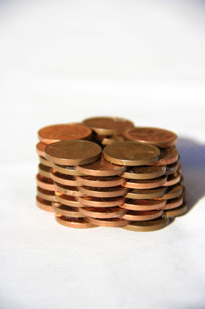 Ellipsis are all around us. This coin flower was made of many used two cent coins. We use them daily