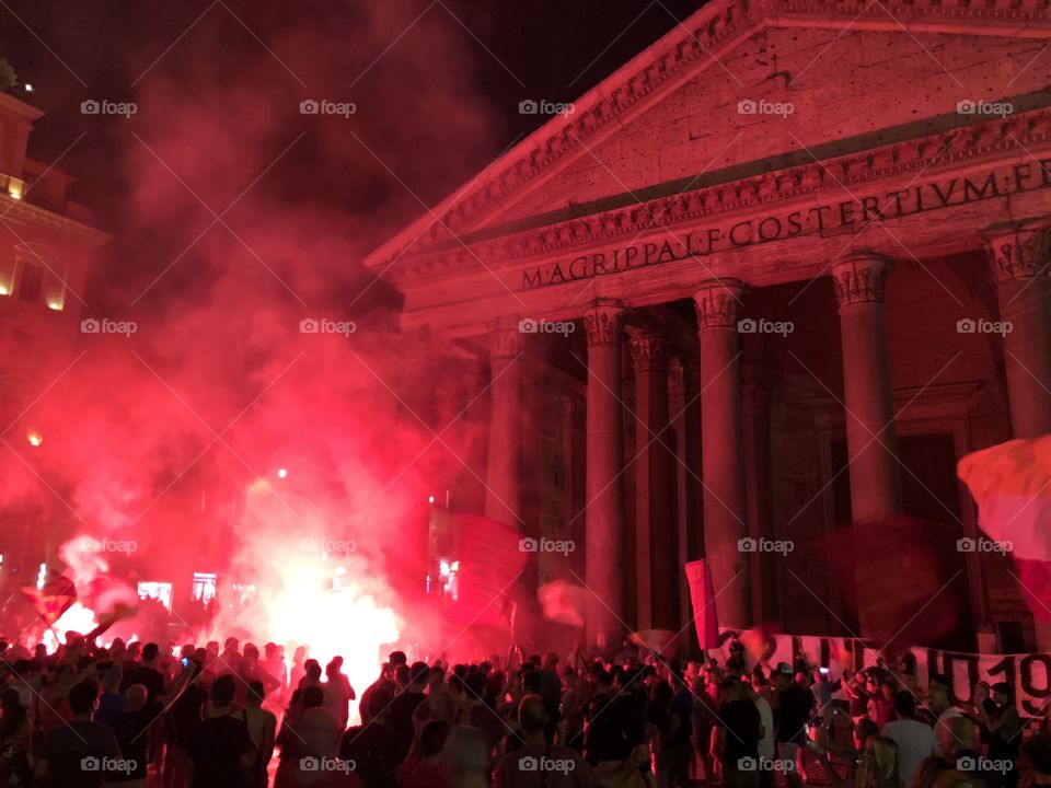 Rome is on fire