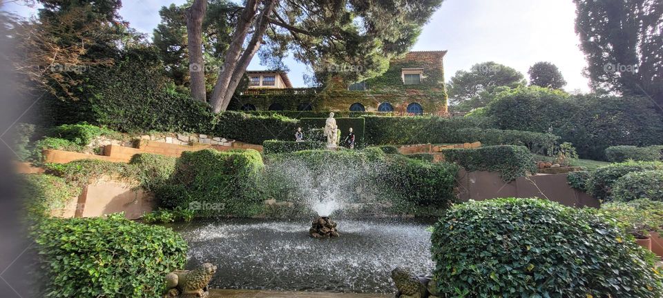 balade dans un jardin