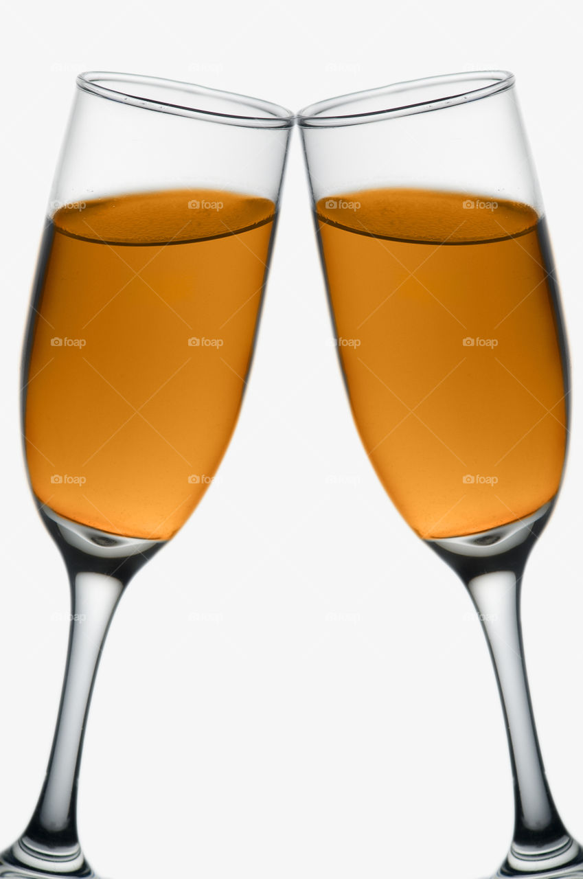 glas sesión With champagne