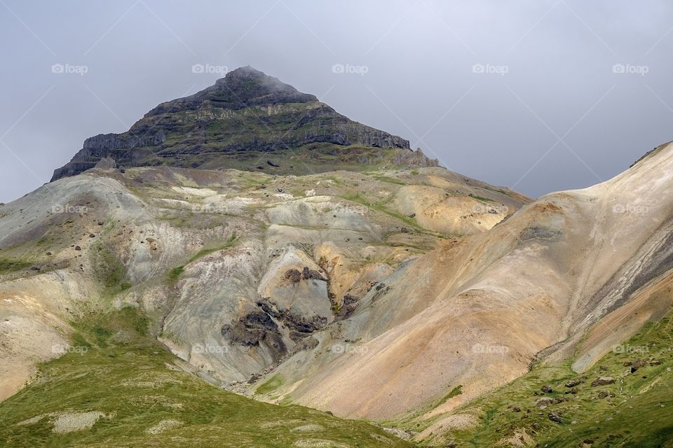 Iceland peak