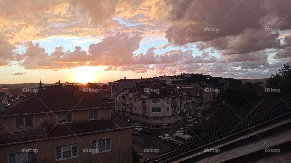 Sunset View from the window