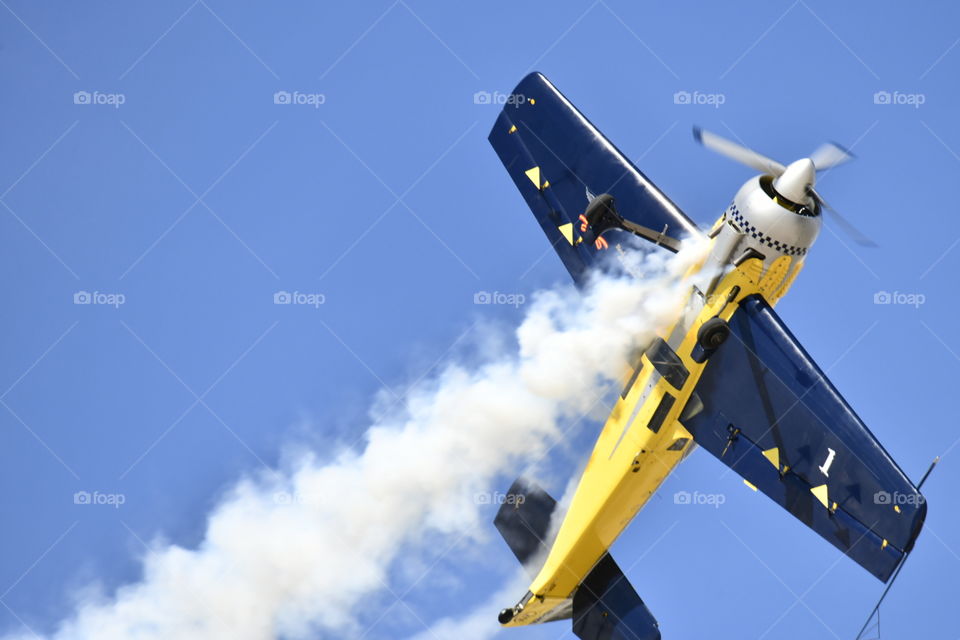 Exhibición aerea-Aerial display