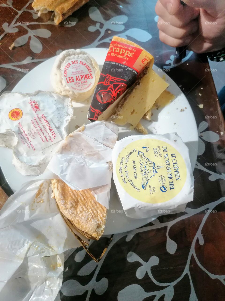 Assiette de fromages