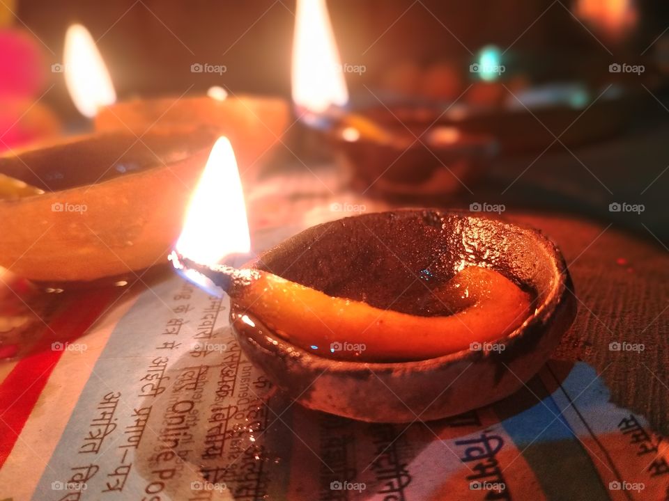 Deep lamp for Diwali festival