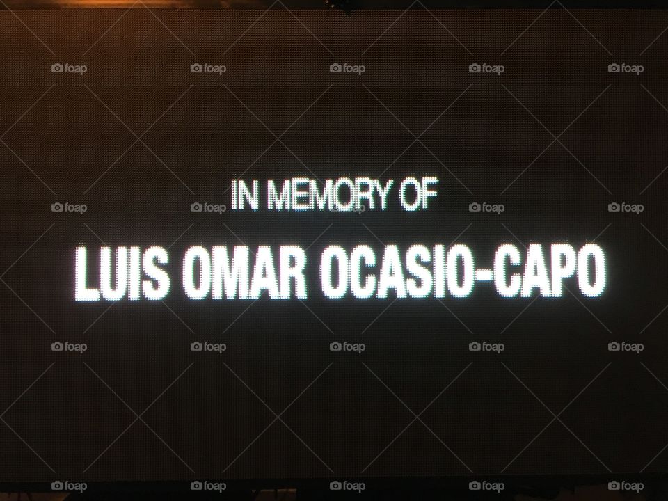 In memory Luis Omar Ocasio-Capo