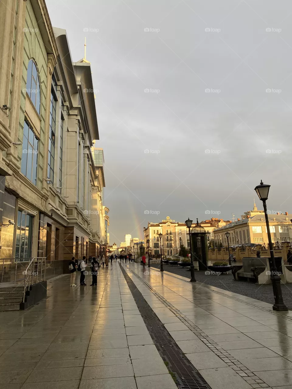 Raining streat