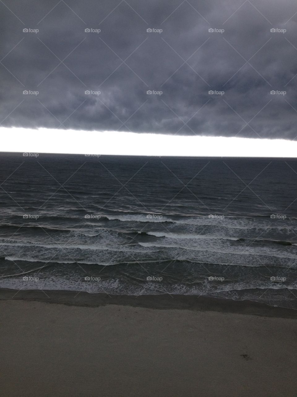 Storm over the ocean 