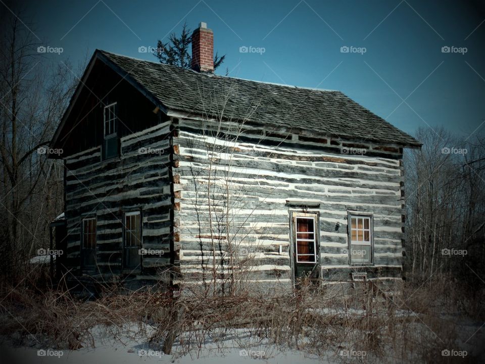 Old log home