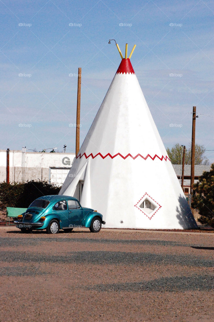 car hotel arizona antique by refocusphoto