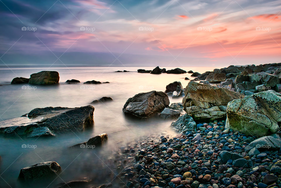 Rocks at Salthill beach