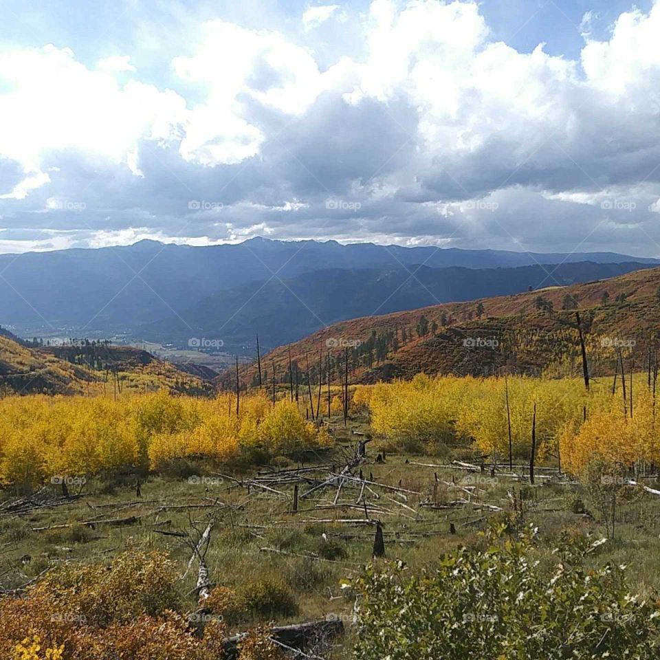 fall colors on missionary ridge