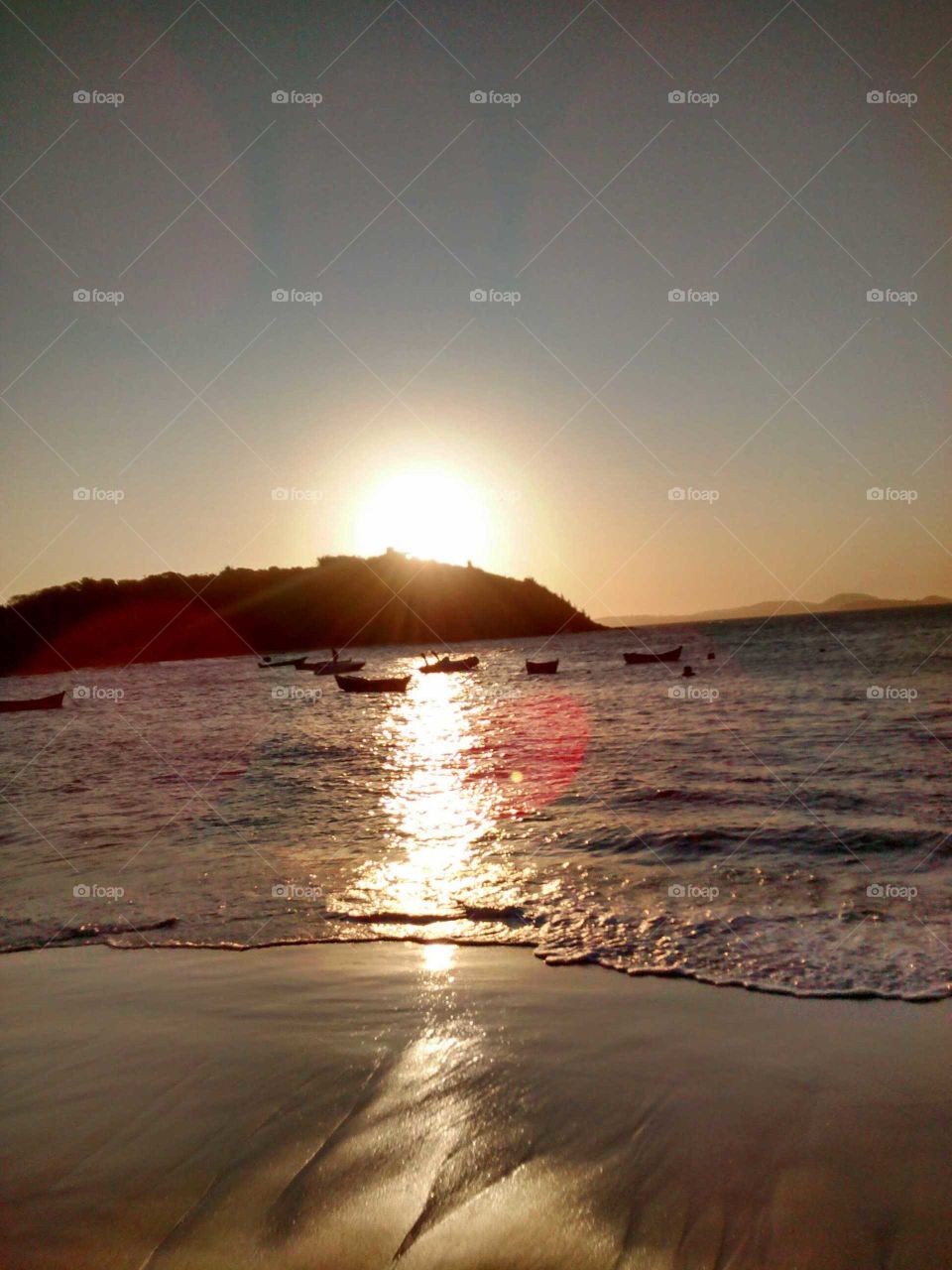 sunset at the beach - Búzios - Brazil